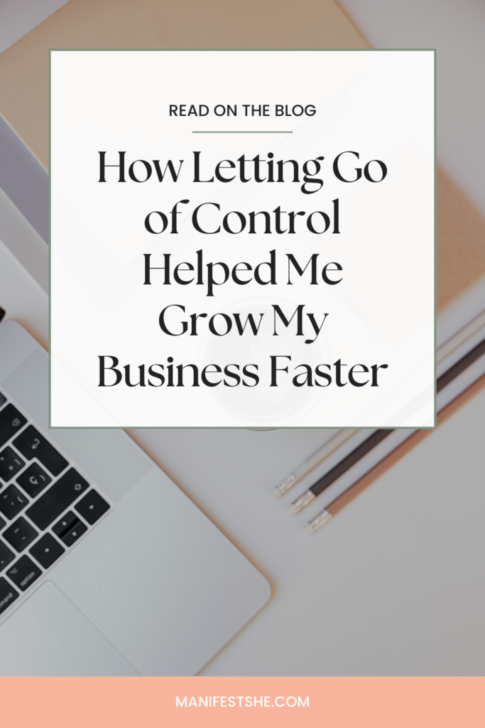You don't have to control every aspect of your business to be successful
