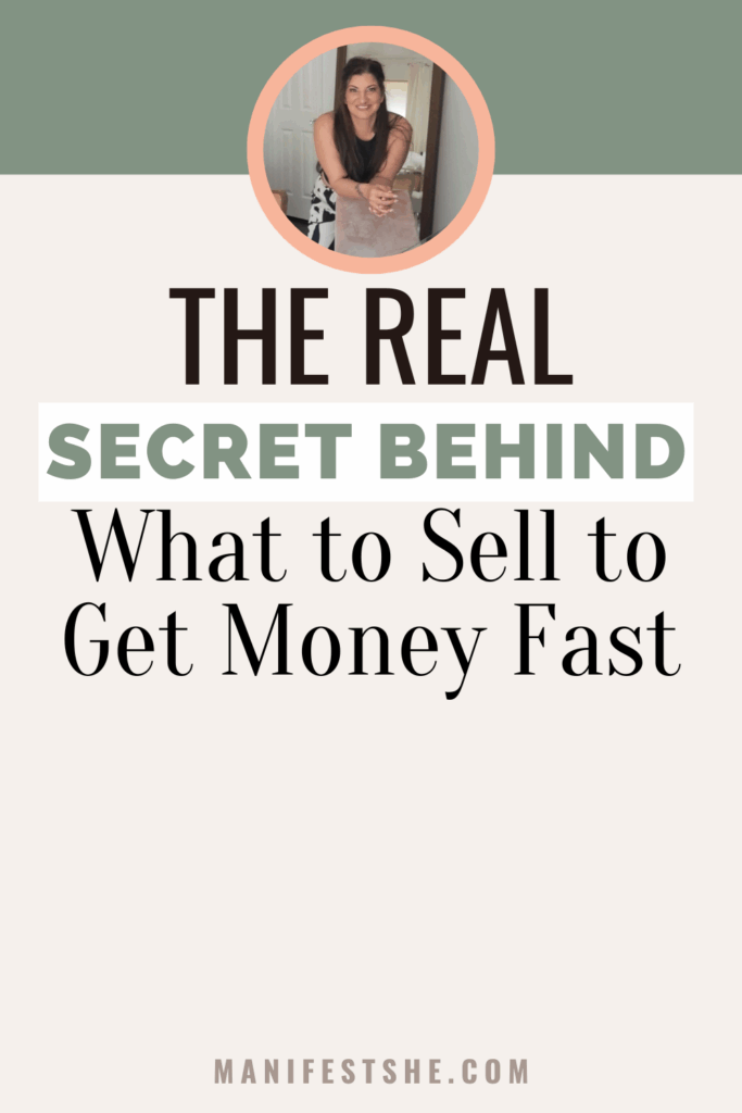 The secret is alignment to sell fast
