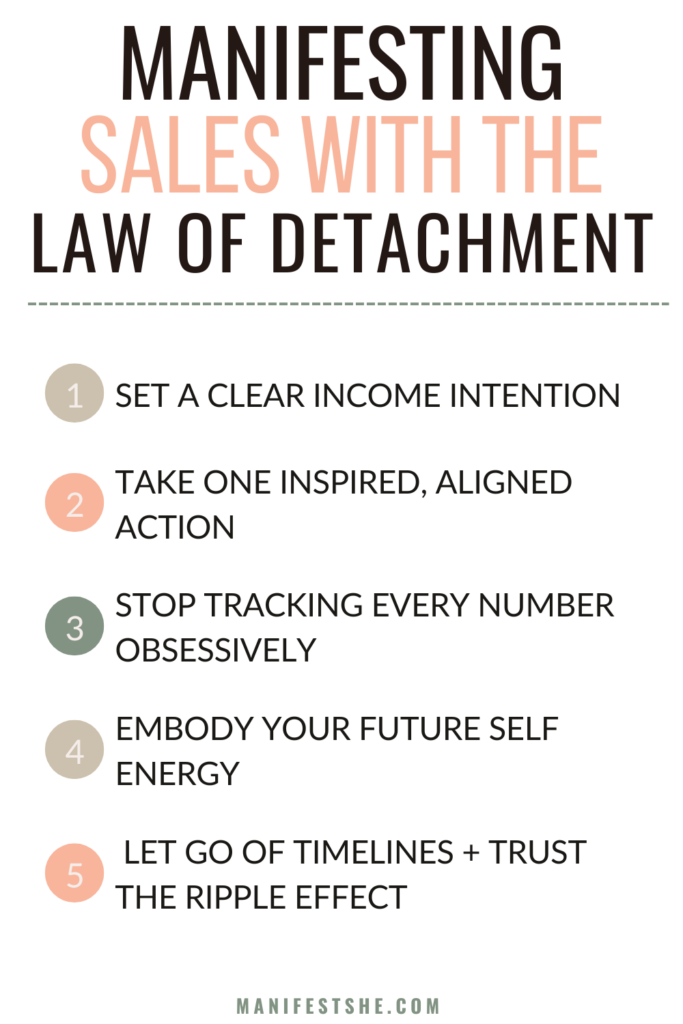 5 ways to manifest using the law of detachment