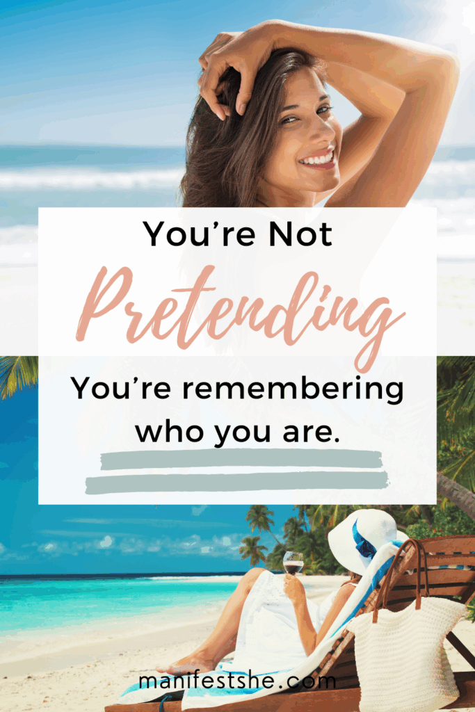 Acting as if is not pretending