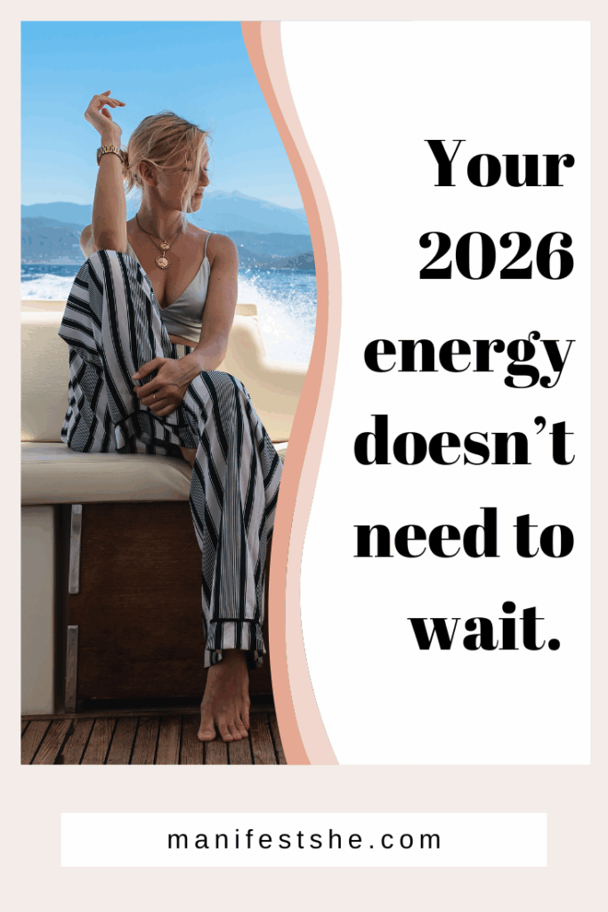 Manifesting doesn't have to wait for New Years, you manifest daily