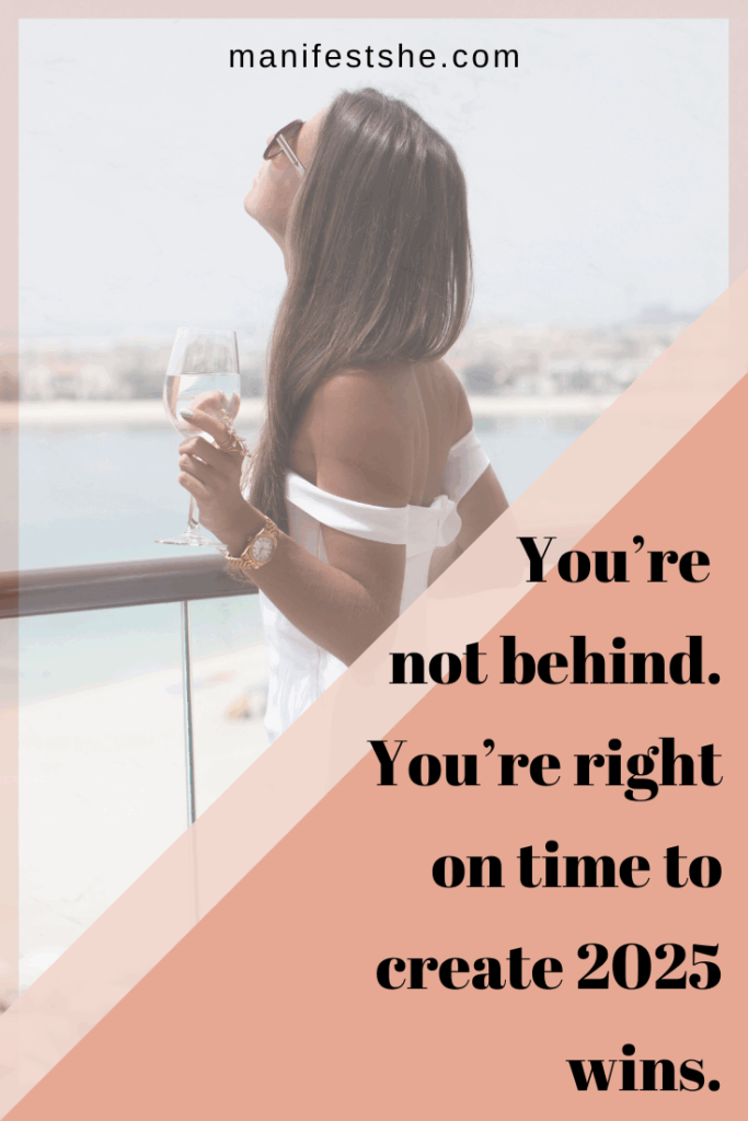 You can manifest every day in 2025