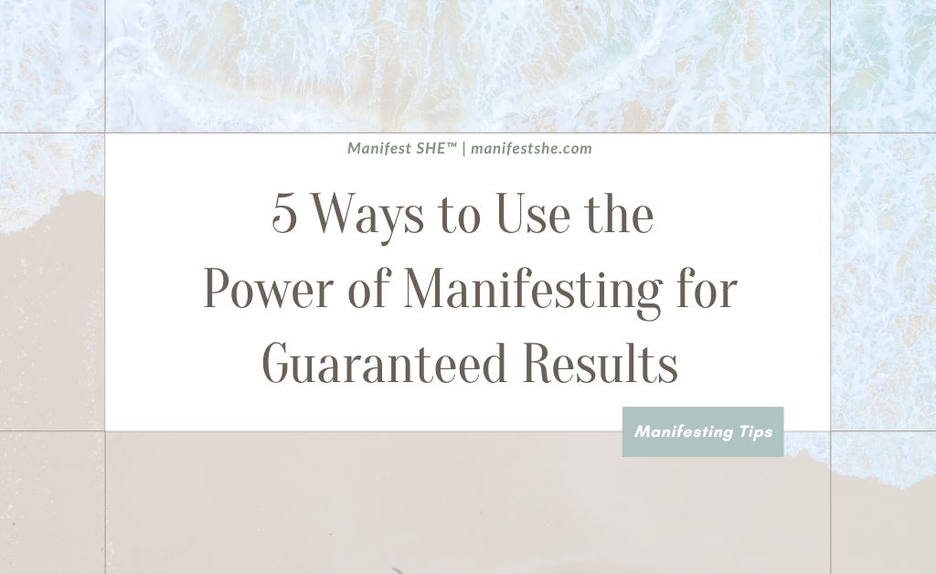 5 ways to use the power of manifesting for results with nervous system regulation