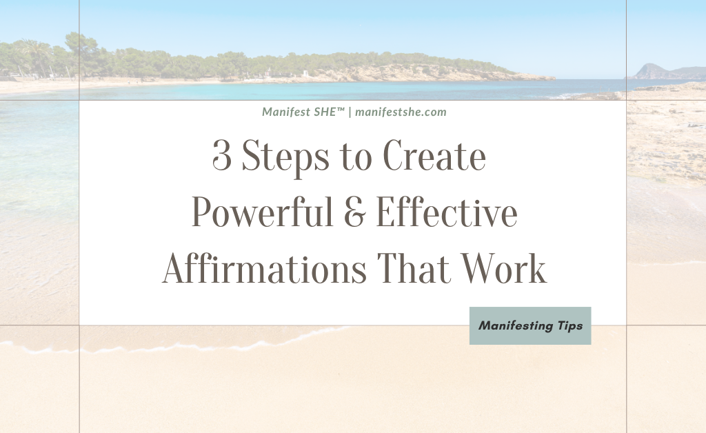 Most affirmations fail because they’re built from desire, not belief. This guide teaches you the 3-step method to create affirmations that work.