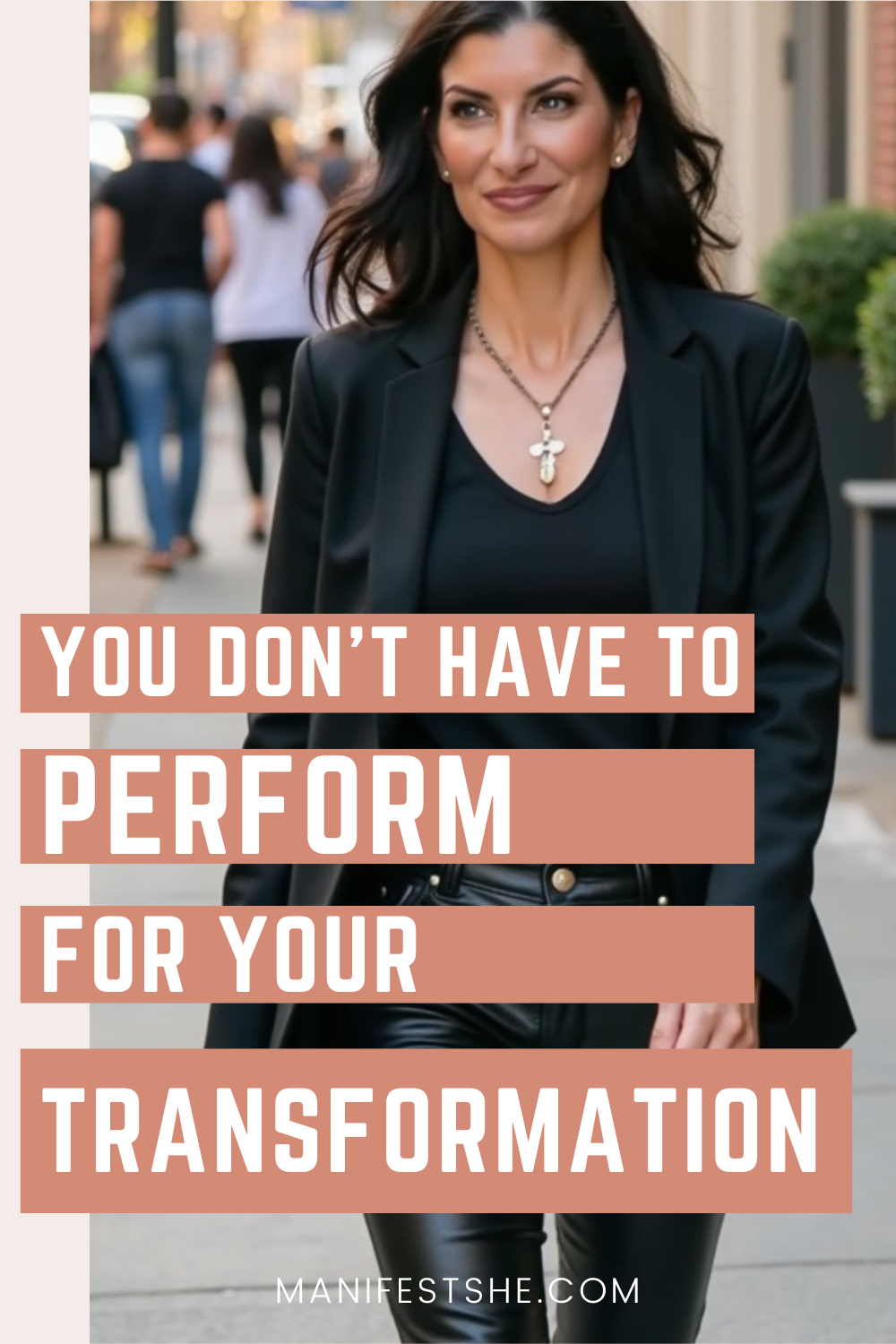 You shouldn't have to perform to get the assistance you need to manifest