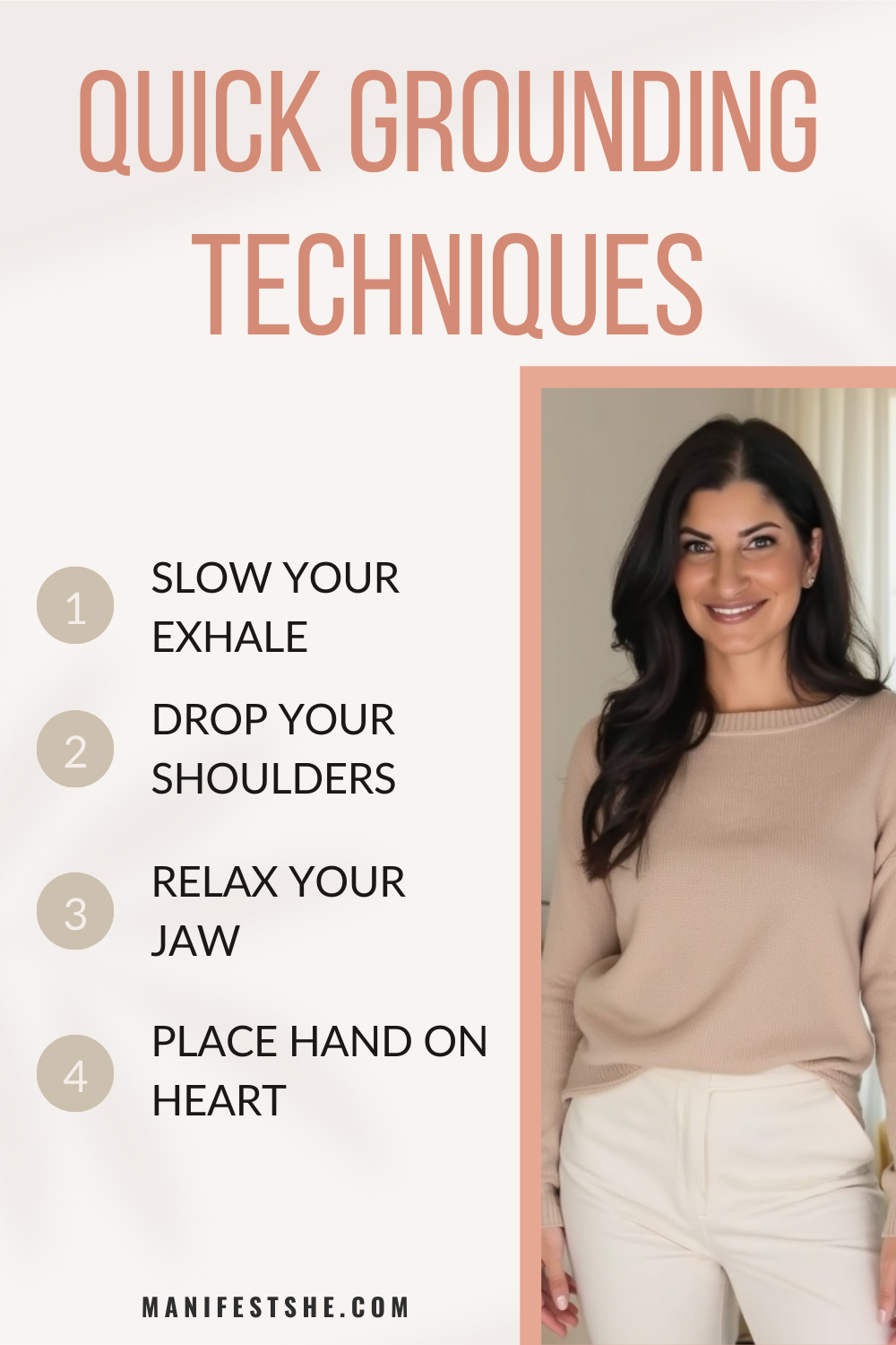 Grounding techniques to clear your mindset can be quick and simple