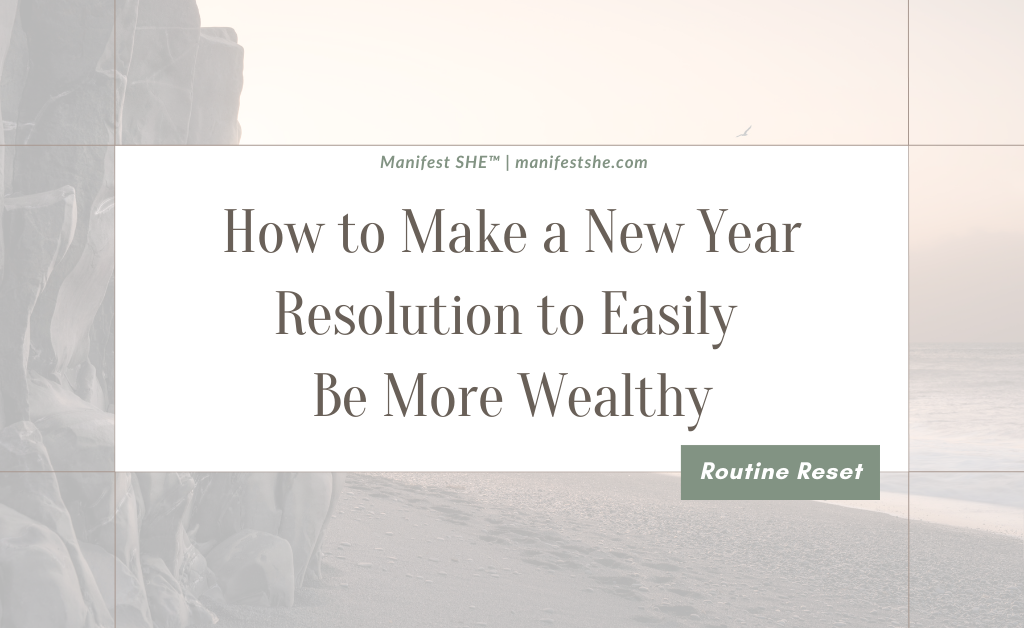 Learn how to make a new year resolution that actually works for your financial life.