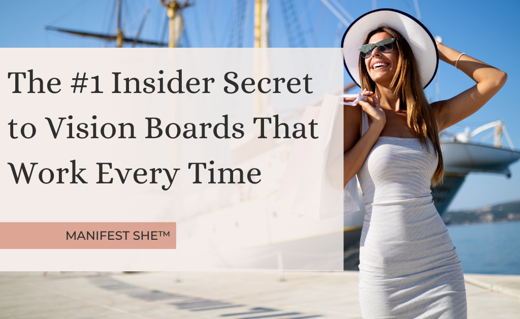 Learn the number one vision board secret so that your vision are what you live