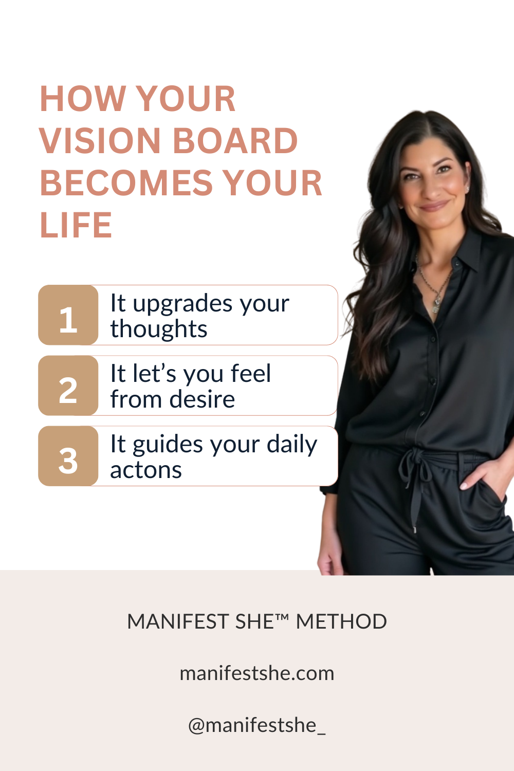 The vision board benefit that I love the most is how it is a map to guide your thoughts, emotions, and actions.