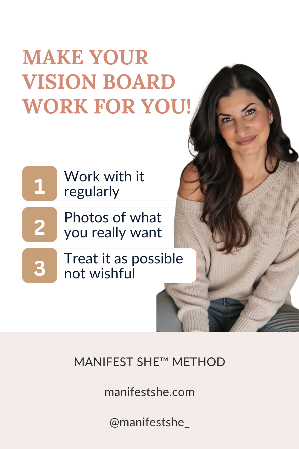 If you want to make a vision board help you live your dreams you need to work with it regularly, put photos of what you truly want, and treat it as possible not wishful.