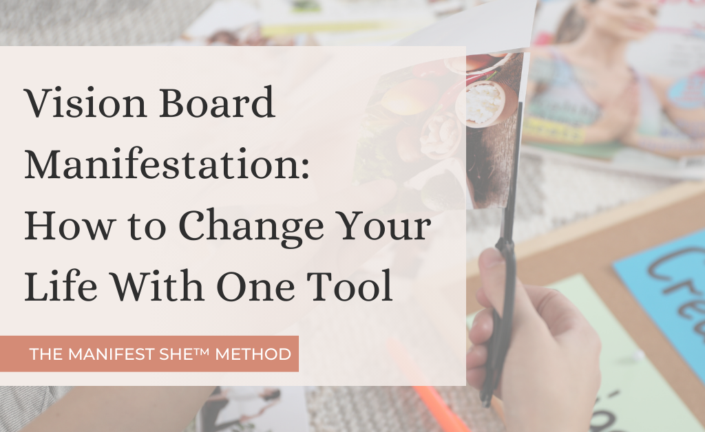 You can use a vision board for manifestation if you work with it in a specific way. This post talks about the perfect zone for vision board manifestation.